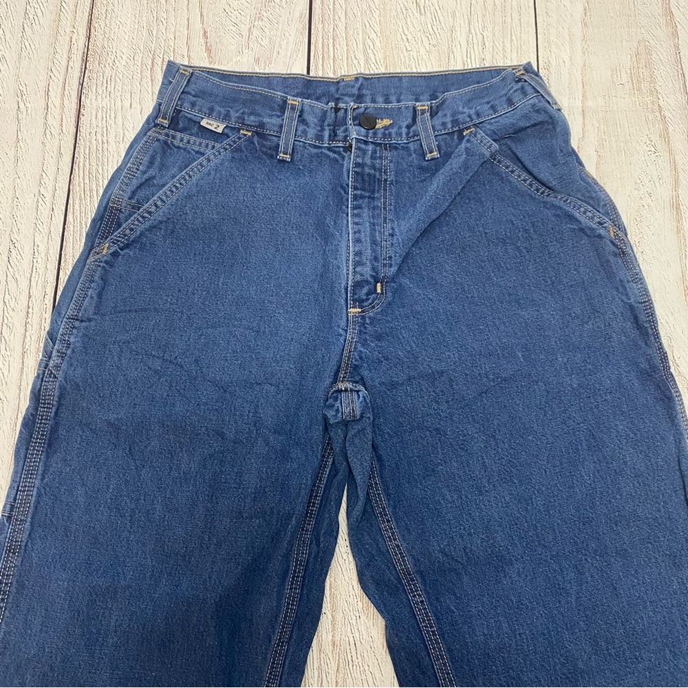 Carhartt Fire Resistant Relaxed Fit Men's Denim Jeans in Dark Blue 30x32